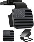 Trailer Hitch Cover with Black for Any 2" Receivers - American Flag Rubber Hitch Tube Cover Plug Cap