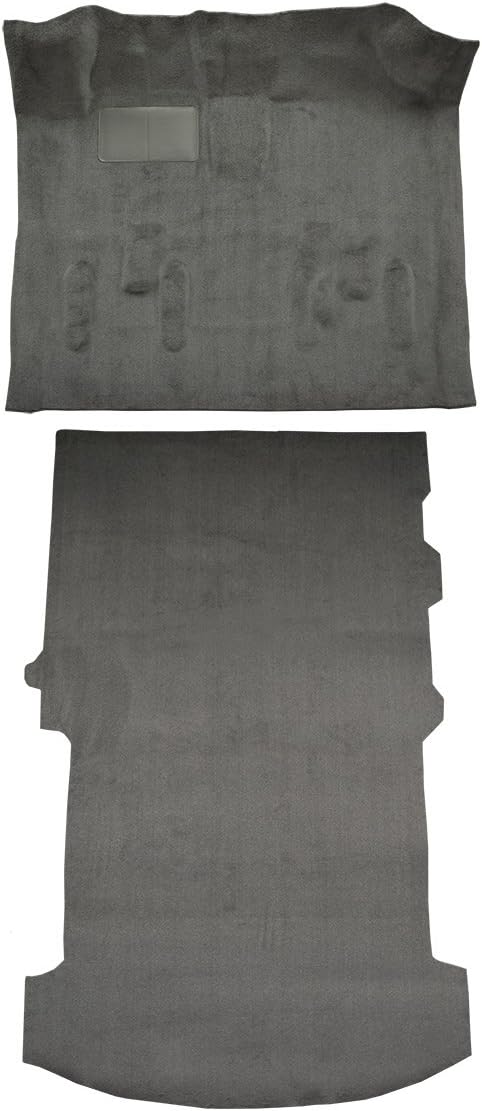 Replacement Auto Carpet Floor Liner - Molded Cutpile - fits 1999-2005 Pontiac Montana Ext Complete (Medium Sand Gray/Neutral)