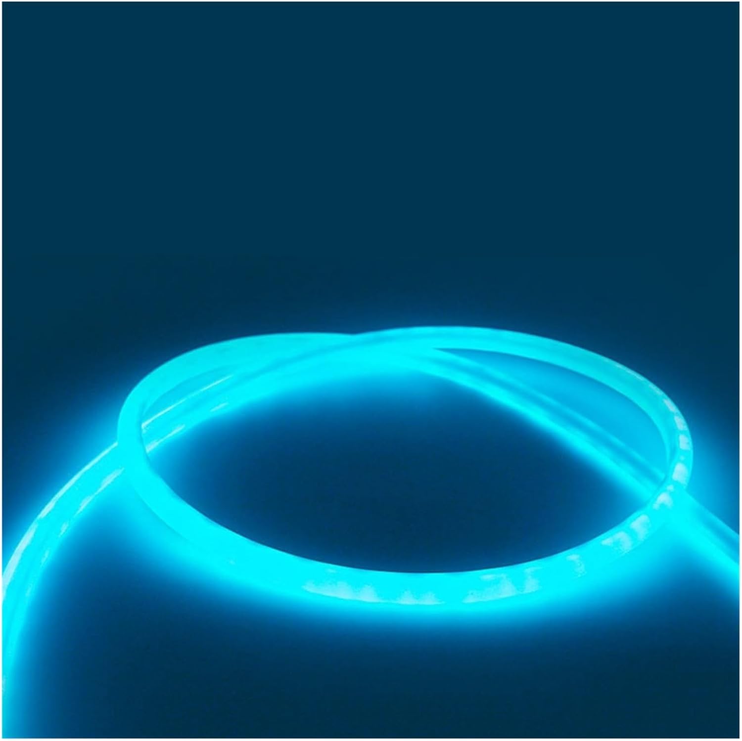 5m 2835 10 * 10MM semicircular neon Tube Light with 120 Lights Single Light Single Cut Light bar Engineering Decoration(5700K Cool White)