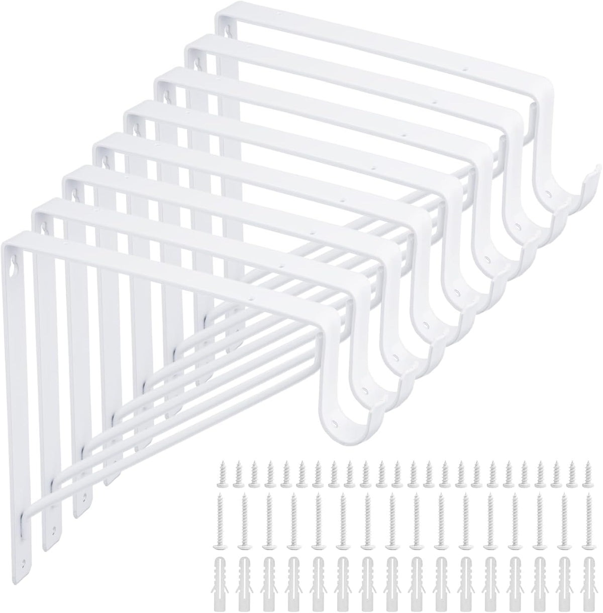 heavy duty closet rod bracket 11”x11” closet shelf, main product view