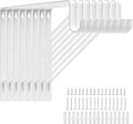 closet shelf rod brackets, 11x11in closet brackets, white, main product view