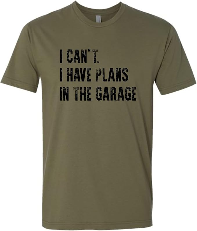 Go All Out Adult I Can't I Have Plans in The Garage Funny Dad Gift Deluxe Soft - Image 2