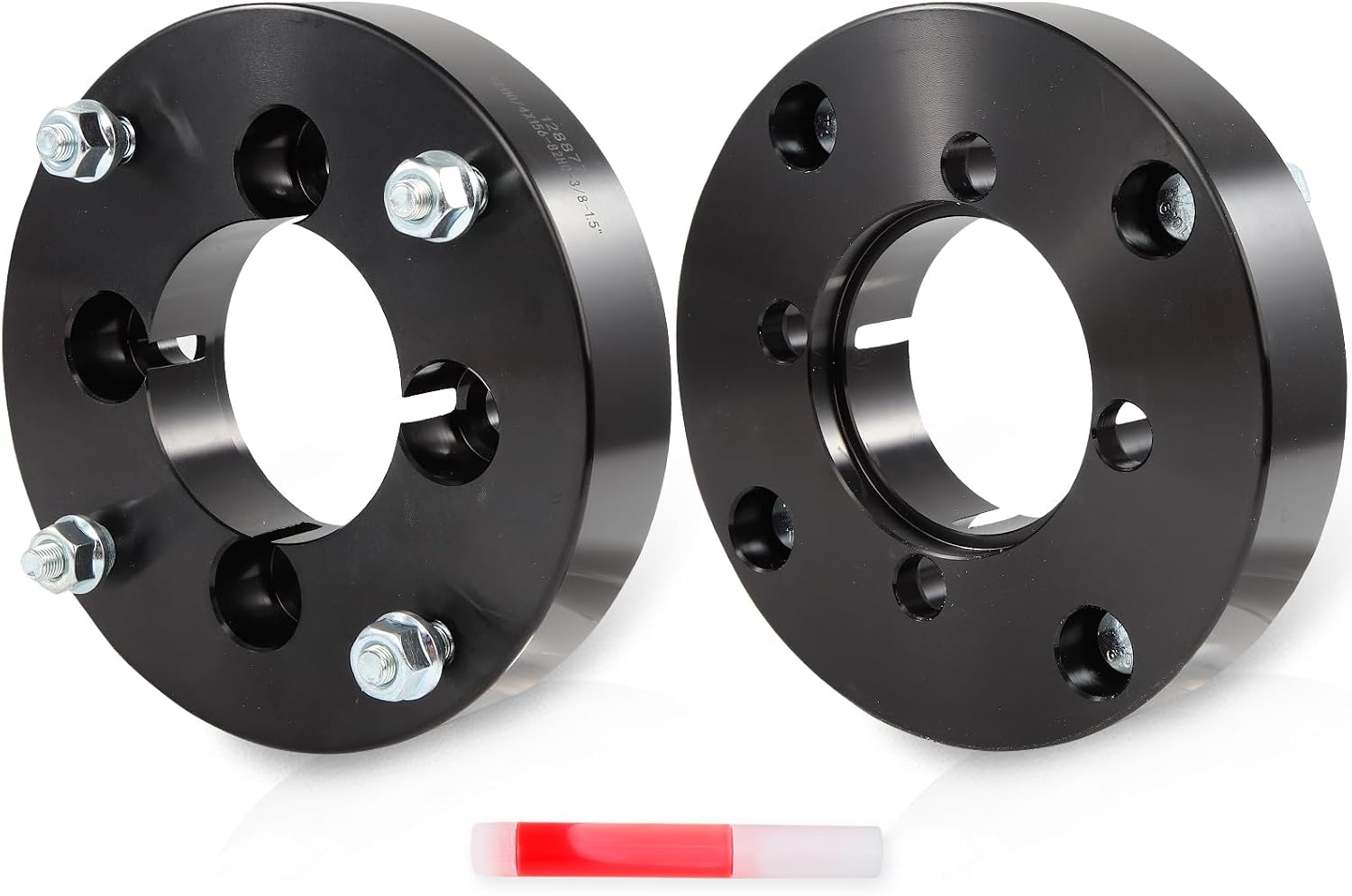 SCITOO 1.5 inch Wheel Adapters 4x110 to 4x156 Bore with 90mm 3/8 Studs Adapters for Honda Rancher 420 for Foreman Rubicon 500 for Grizzly 700 | 2Pcs