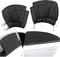4 Pcs Custom Window Bug Screens for Toyota RAV4 2019-2024 2025, Auto Side Mosquito Net Sunshade Camping Privacy Shield Black Breathable Mesh