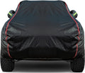 Breathable New Material, Waterproof Car Cover, Locks and Zipper Doors,