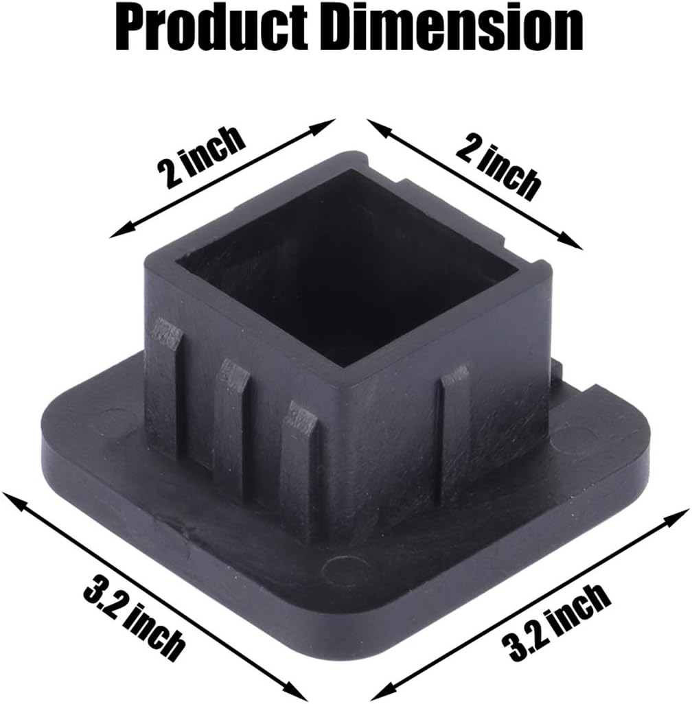 2" Heavy Duty Trailer Hitch Tube Cover Plug Cap Rubber for 2 inch Receivers Class 3 4 5 Ford GMC Toyota Jeep Dodge Nissan Audi BMW Porsche Polaris ATV UTV-KIWI MASTER