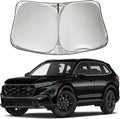 Car Windshield Sun Shade Sunshade Compatible with Honda CRV CR-V 2027 2026 2025 2024 2023 LX EX EX-L EX-L Navi Hybrid Sport Touring Accessories, Car Front Window Sun Shield Visor