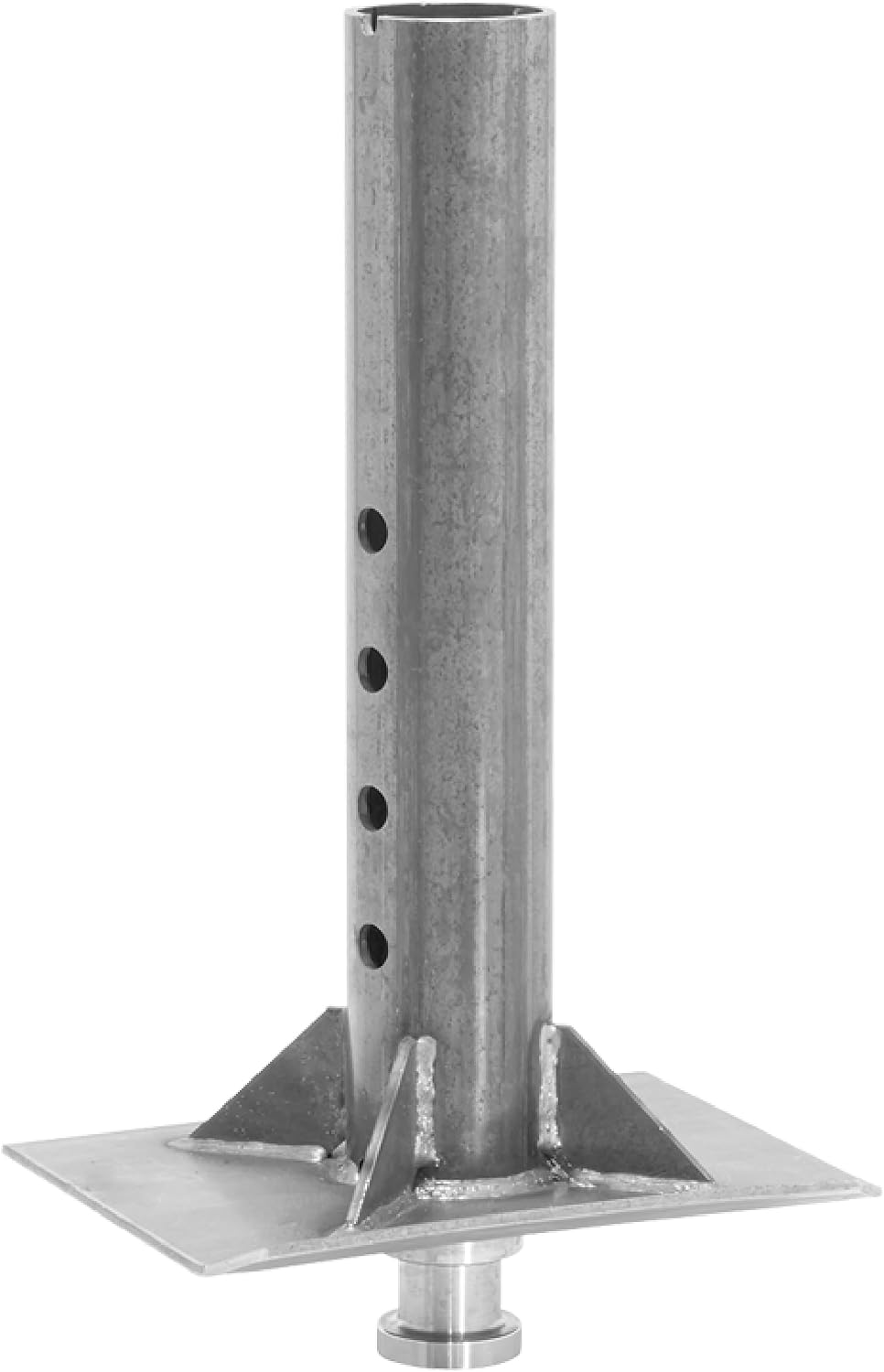 Bulldog 0289640300 Gooseneck Coupler, 2-5/16 Inch Diameter, 4 in. Diameter x 22.2 Inch Inner Tube Only, 25,000 lbs. Capacity, Round, Raw