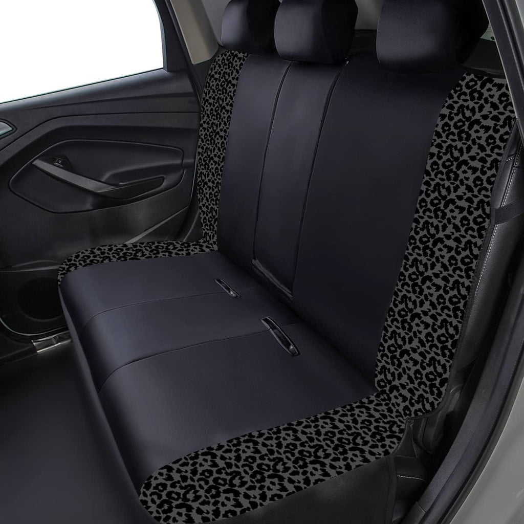 flying banner carbon fiber leather vehicle seat covers showing dimensions