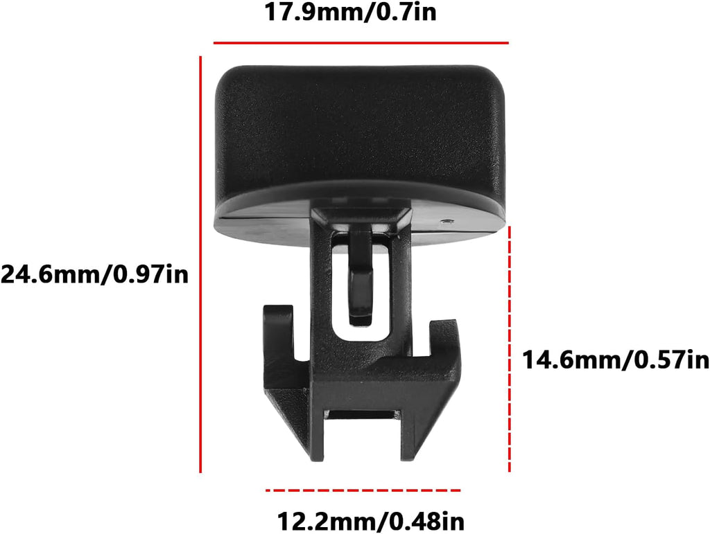 10Pcs Car Rear Bumper Trailer Tow Hitch Screws 25535963 N811772S Compatible with Dodge Durango 2014-2021