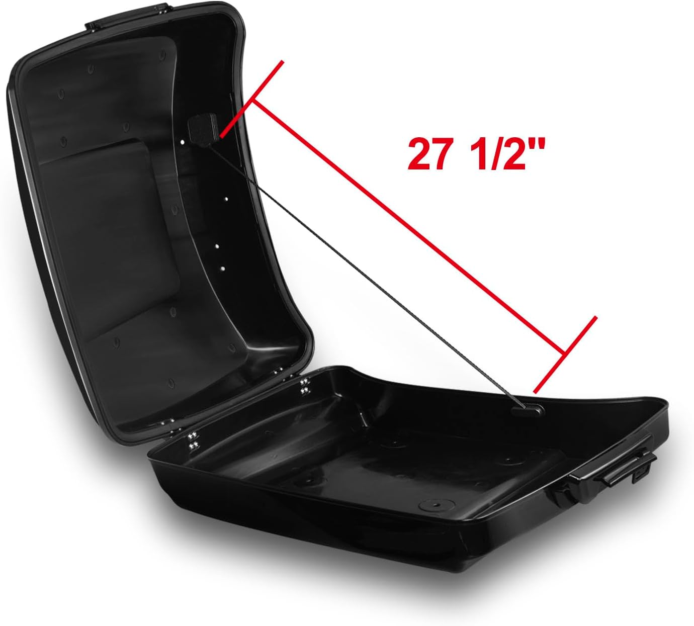 Tour Trunk Cable Lid Tether Fit for Harley Aftermarket King Chopped Razor Touring Trunk Luggage Compatible with Touring Road King Road Glide Street Glide Electra Glide Ultra-Classic 2014-later