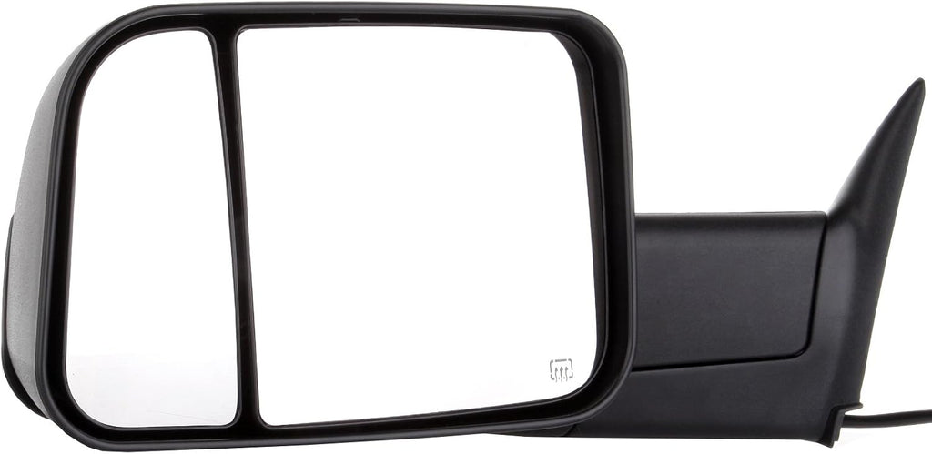 A Pair Heated Towing Mirrors Fits 1998-2001 for Dodge for Ram 1500 for Ram 2500 for Ram 3500 Truck, Power Adjusted View Mirror