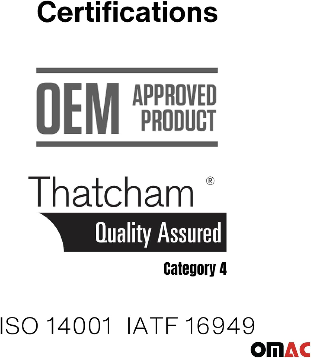 OMAC Wheel Lock Kit Compatible with Jeep Renegade, fits Fiat 500X 500L M12X1,25 Silver 4Locks & 1Key