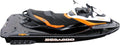 Hydro-Turf Premier Seat Cover compatible with Sea-Doo 09-12 RXT-IS / 10-15 RXT 260/X 260/ WAKE PRO 215 12-15 RXT-X as 260 (Black/Orange)