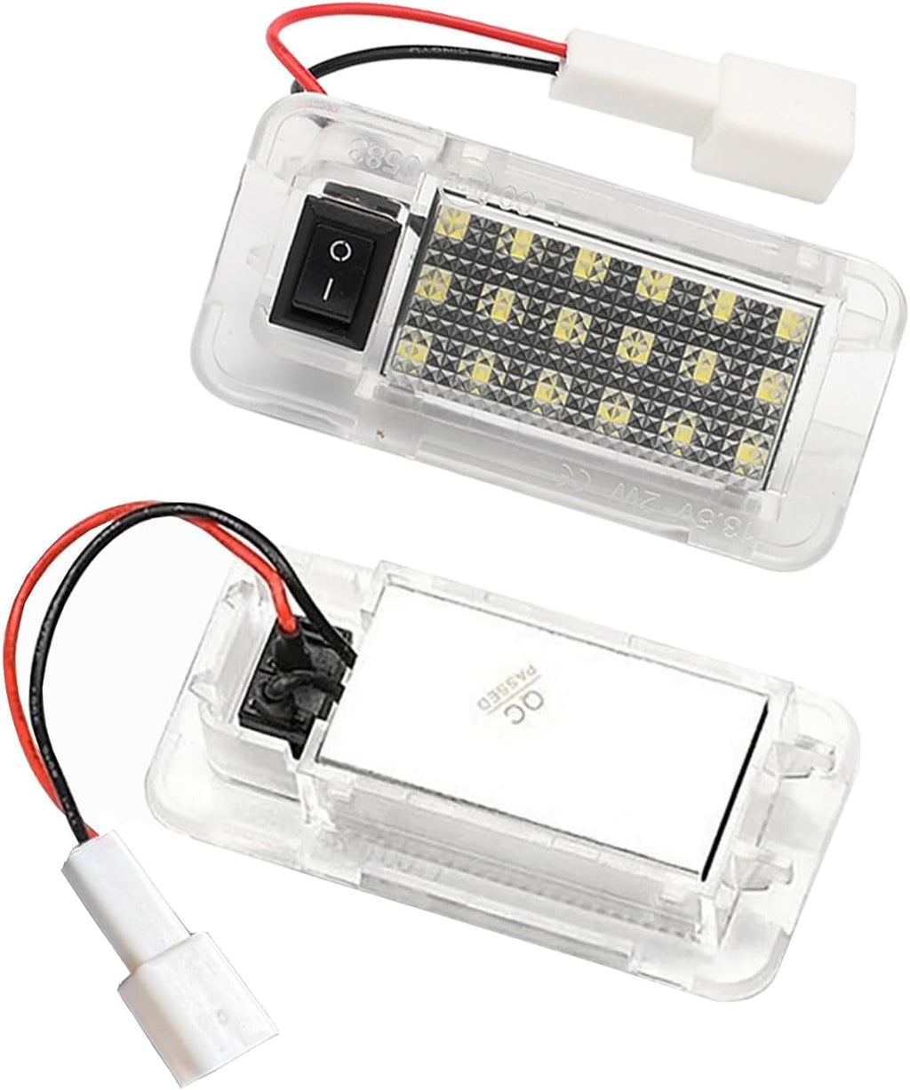 1Pcs LED Luggage Compartment Lights with on/off Switch Assembly Compatible with Toyota RAV4 2022 2023 2024 2025, White Full LED Interior Trunk Rear Cargo Area Light