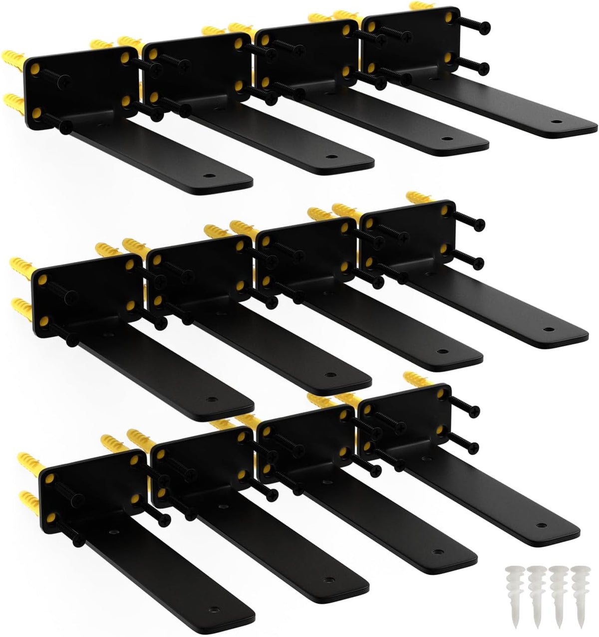 8 inch shelf brackets, 12 pack floating shelf, main product view