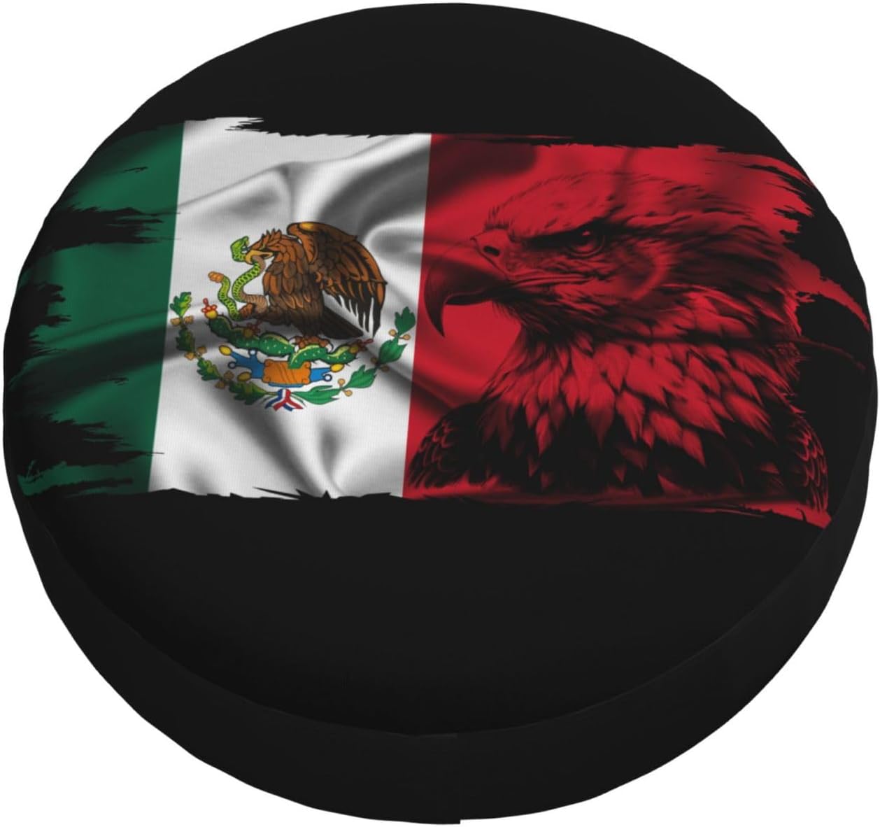 Mexico Eagle Flag Car Tire Dust Cover for Your SUV, Jeep, Rv, Trailer, Truck