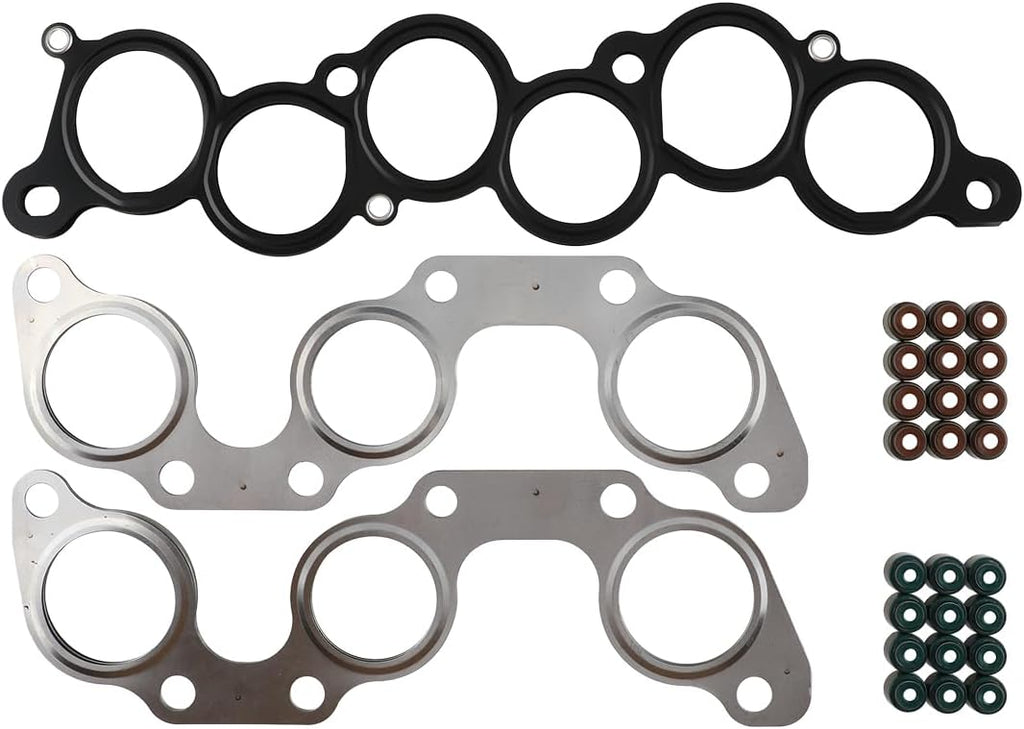 Head Gasket Set for HS9592PT, HS9295PT-1, HS9592PT-2, HGS963 | Fit Lexus ES300 RX300 Fit Toyota Avalon Camry Highlander Sienna 1999-2006 3.0L 2995CC V6 DOHC, (24 Valve), Eng Code "1MZFE"