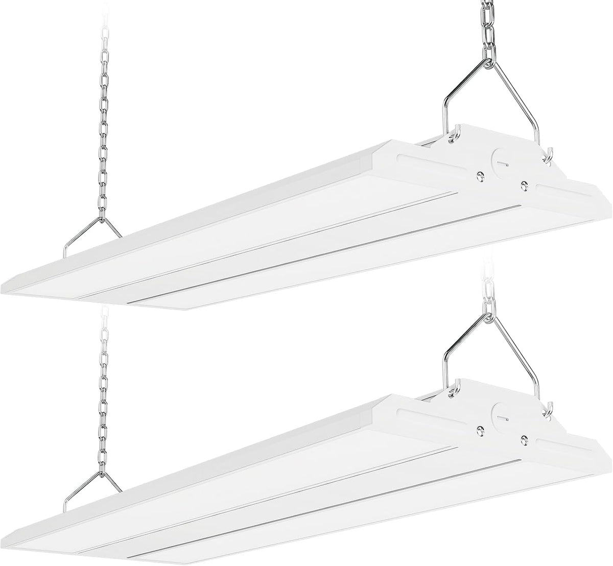 150W 2 Pack 2FT LED Linear High Bay Shop Light Fixture, Indoor Area Workshop