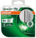 OSRAM XENARC ULTRA LIFE D2S HID Xenon discharge bulb, discharge lamp, 66240ULT-HCB, duobox (2 units)
