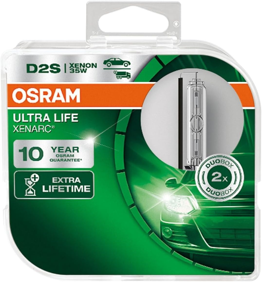 OSRAM XENARC ULTRA LIFE D2S HID Xenon discharge bulb, discharge lamp, 66240ULT-HCB, duobox (2 units)