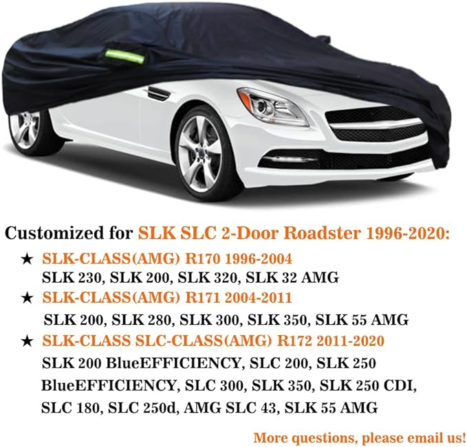 Car Cover Compatible with Mercedes-Benz SLK SLC R171 R172 SLK350 SLK250 SLK300 - Image 2