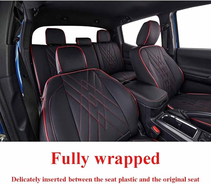 EKR Custom Fit Tacoma Leather Car Seat Covers - Image 6
