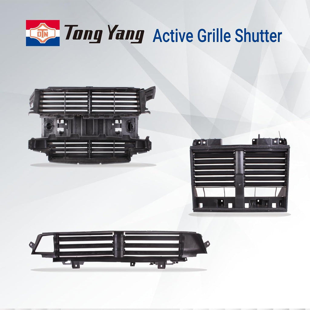TYG (CAPA Certificate) Active Grille Shutter w/Motor for 2016-2018 Nissan Altima Sedan, 2015-2023 Murano, Replacement for 62330-5AA0A NI1206102