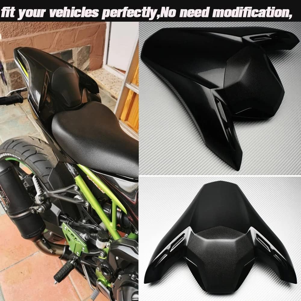 Motorcycle Rear Seat Cover Cowl For Kawasaki Z900 Ninja 2017 2018 2019 2020 2021 2022 2023 2024 Sportbikes Rear Seat Cover ABS Plastic Rear Seat Cowl (Gloss Black)