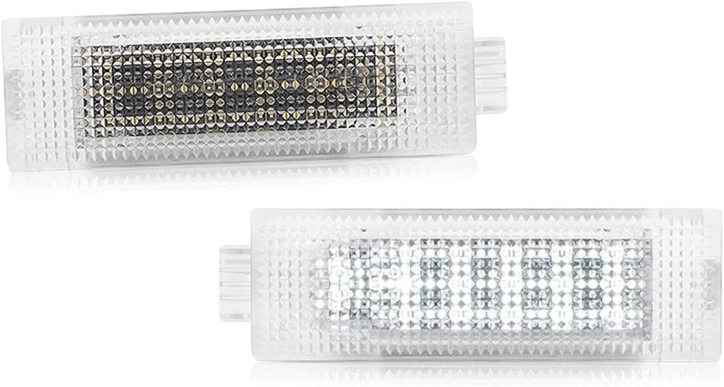 2Pcs Compatible With Alfa Romeo 147 156 159 166 4C Brera Compatible With Giulia Giulietta Mito Compatible With Stelvio Spider White Luggage Trunk Door Glove Box Light