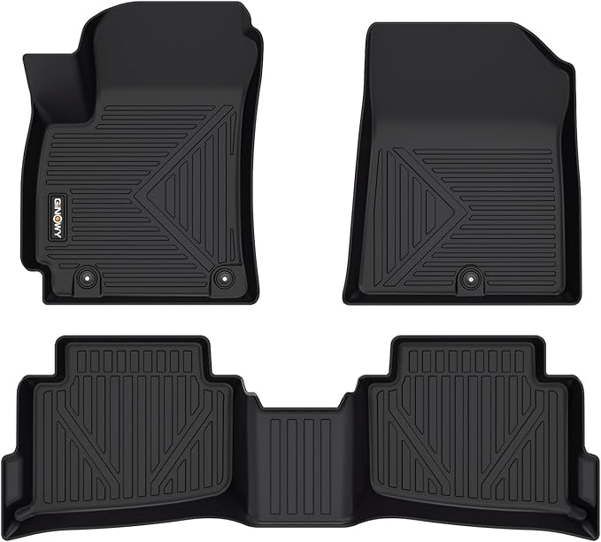 GINOWY- Floor Mats for Kia Seltos 2020-2024 2025, TPE All Weather Protection by GINOWY