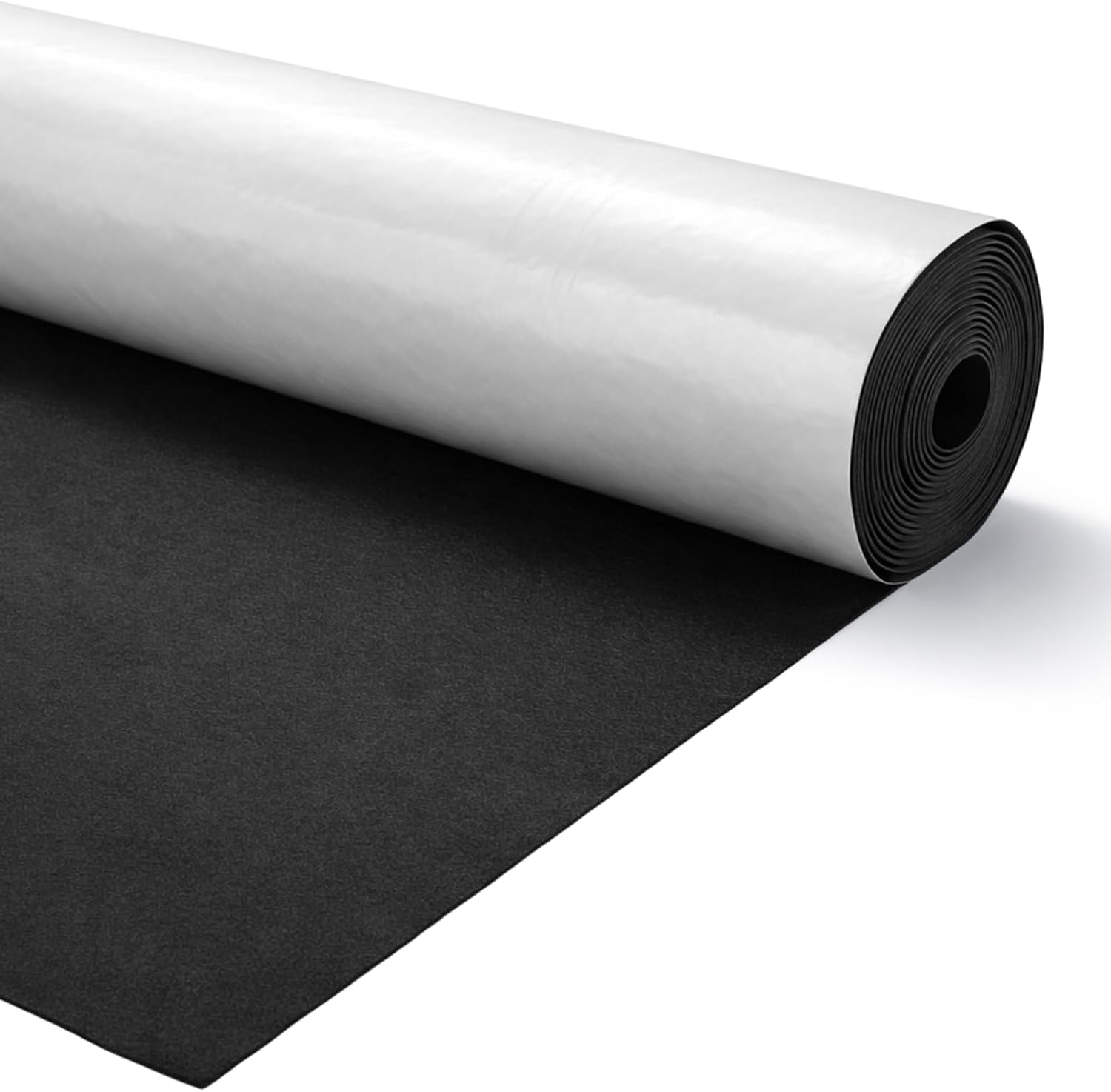 20 x 200 Inch Self-Adhesive Disposable Underfelt Carpet for Car, Waterproof and Durable 1mm Thick High-Felt Floor Mat with Adhesive Backing for Car Studio Boat Marine Truck