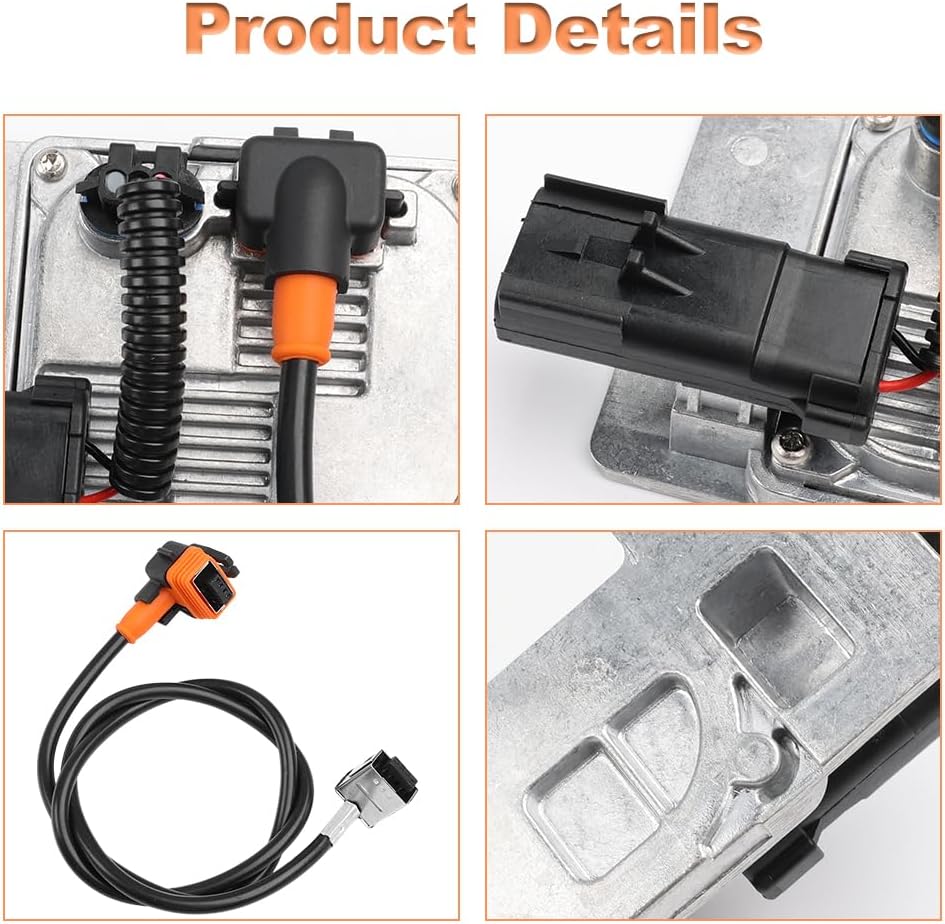 WMPHE Xenon HID Headlight Ballast D1R Wire Kit Replacement for 12335983 Compatible with Cadillac Escalade 2003-2006