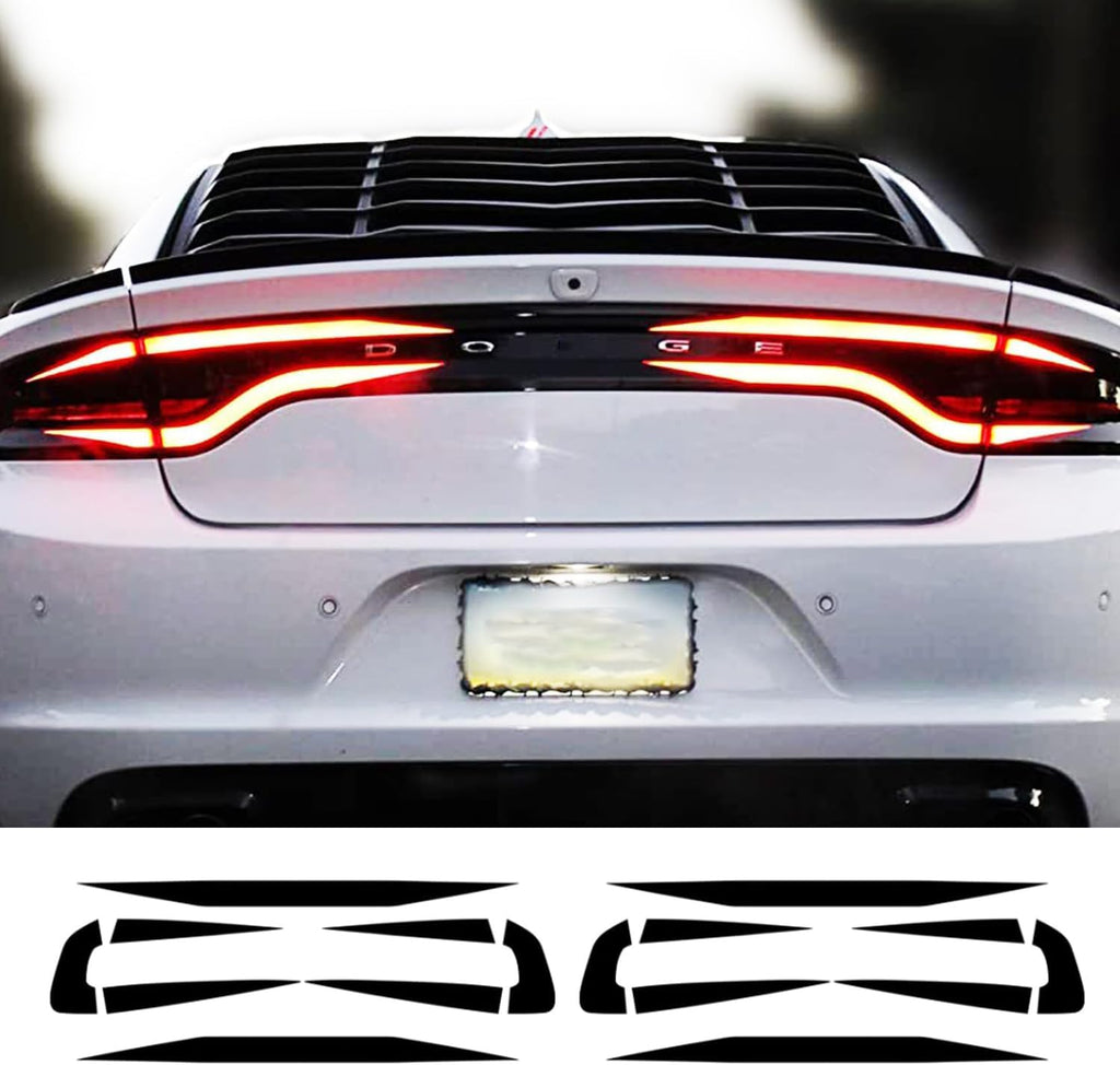 2pcs Tail Light Tint for Dodge Charger 2015-2024, Exterior Accessories, Compatible 2015-2023 Models