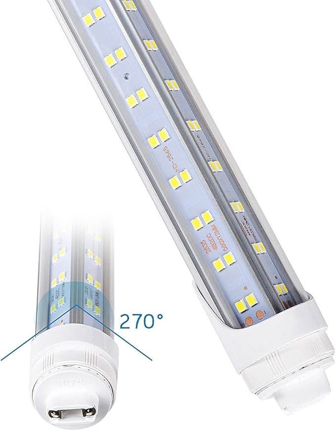 Generic 20 Pcs, 8ft R17D LED Tube Light, F96 t12 HO 8 Foot Led Bulbs, 100-277V - Image 5