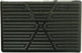 Car Carpet Plate Floor Pad Heel Foot Mat Pedal Patch Black PVC Waterproof Auto Anti-Skid Pad Universal Interior Accessories