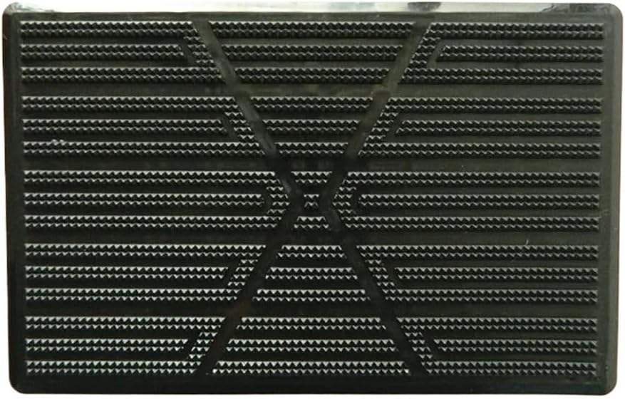 Car Carpet Plate Floor Pad Heel Foot Mat Pedal Patch Black PVC Waterproof Auto Anti-Skid Pad Universal Interior Accessories