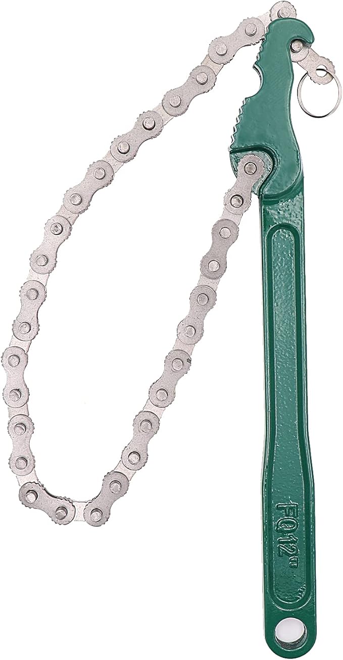 12 Inch Heavy Duty Reversible Chain Spanner Fits 1.5" to 6" Diameter Oil Filter - Image 5