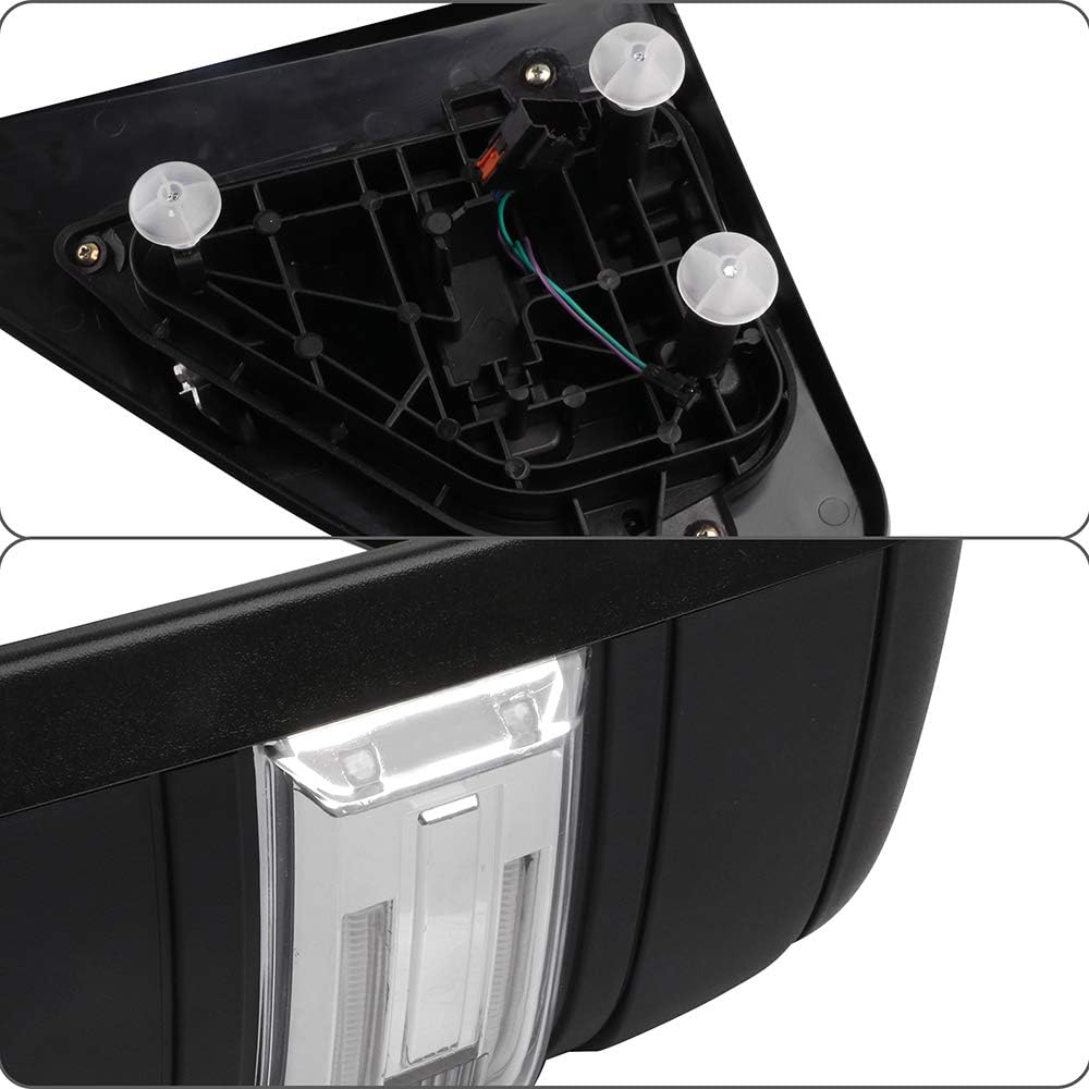 A Pair Heated Towing Mirrors Fits 2004-2014 for Ford for F-150 Pickup Truck, Power Adjusted View Mirror with Turn Signal Indicator