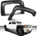 ANDPLAY Pocket Rivet Fender Flares Compatible with Chevy Silverado 1500 2007-2013 Fit Silverado 2500HD 3500HD 2007-2014 Not Fit Gmc Sierra (for Regular Cab/Extended Cab) Textured 78.0"/97.6" Long Bed