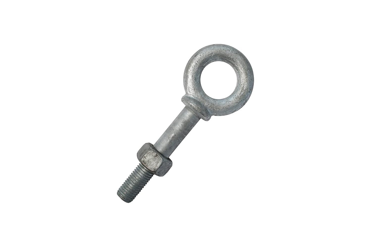 steel eyebolt, not for lifting, galvanized finish, 6", main product view