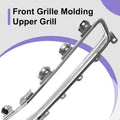 CarPartsDepot Front Grille Molding Upper Grill Trim Compatible With Chevrolet 2008-2012 Malibu GM1210114 15823701