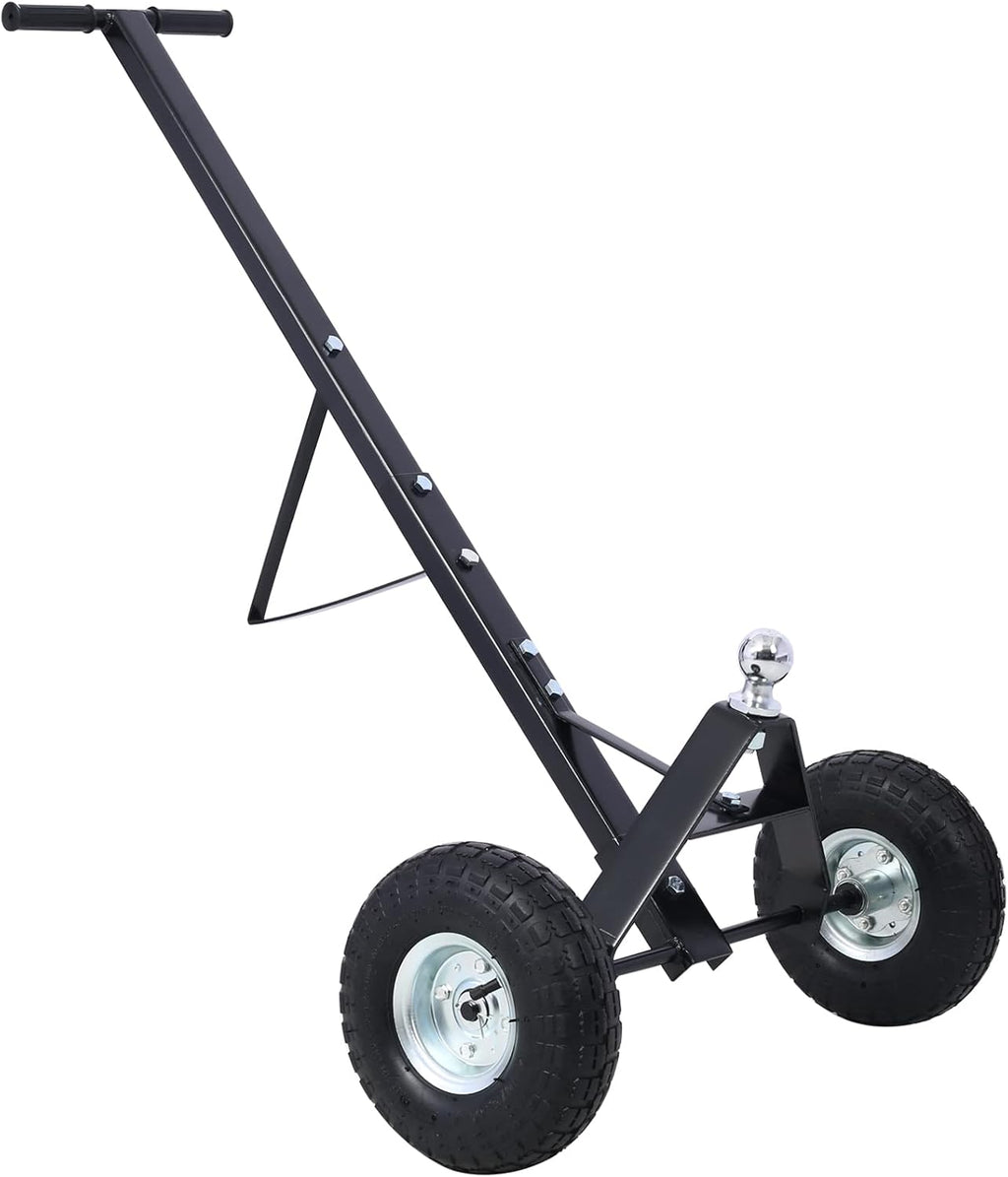 Heavy-Duty Trailer Dolly with Pneumatic Tires - Effortless 600 Lb. Capacity Handling, Corrosion-Resistant Steel, for Boats, Utility, and Jet Scooter Trailers