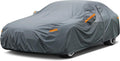 16 Layers Car Cover Waterproof All Weather, Heavy Duty Outdoor Car Cover
