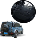 Spare Tire Wheel Cover Fits for Land Rover Defender 90 110 130 2020 2021 2022 2023 2024 2025 ABS+PU Glossy Black Letters Protective Cover