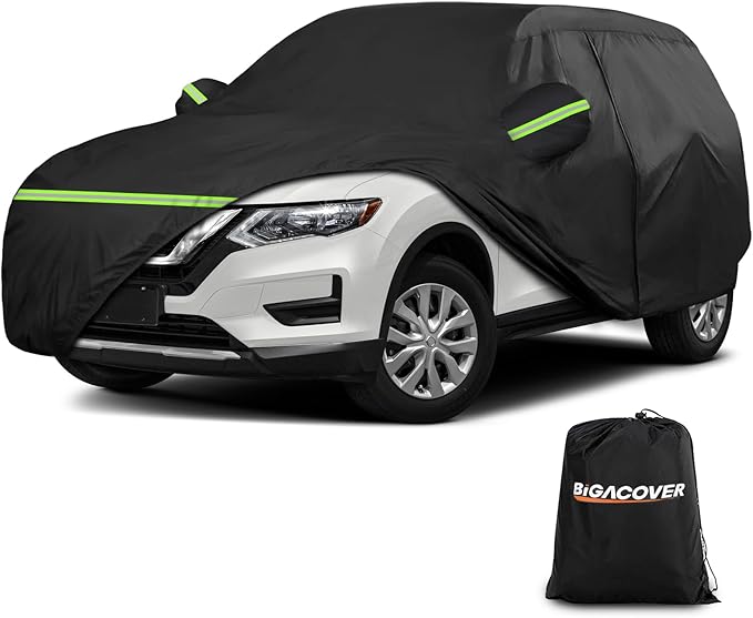 SUV for Nissan Rogue Full Car Cover Waterproof All Weather, Outdoor Car Covers by BIGACOVER