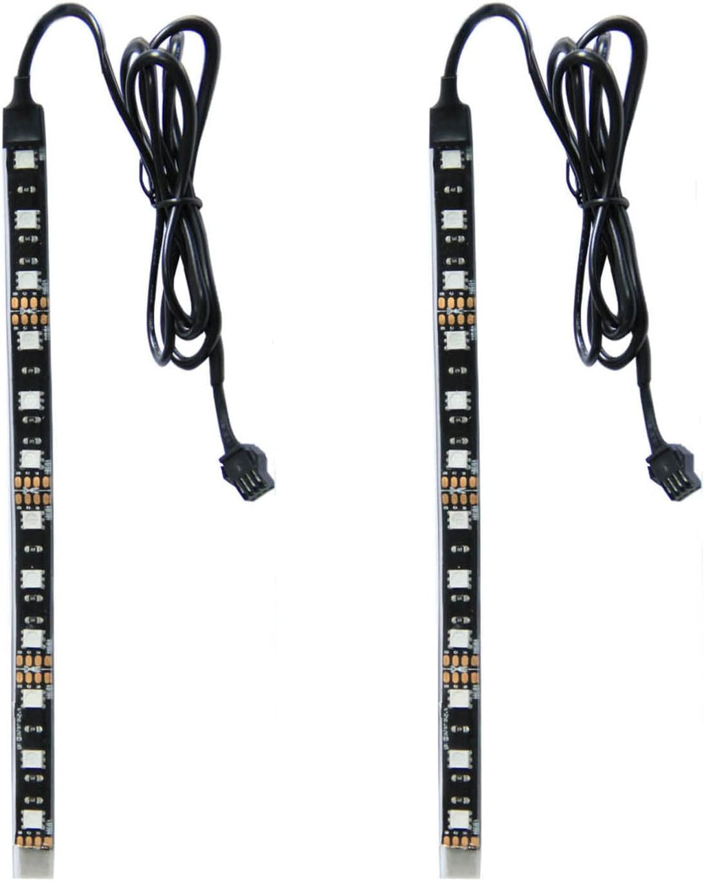 2PCS 8'' Multi-Color Motorcycle LED Strip Light 12V Waterproof IP68 Flexible Accent Light for car underglow Truck Street Bike Automotive Boats