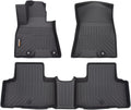 Binmotor-Floor Mats Custom for for Genesis GV80 2021-2025 5-Seater, 1st & 2nd