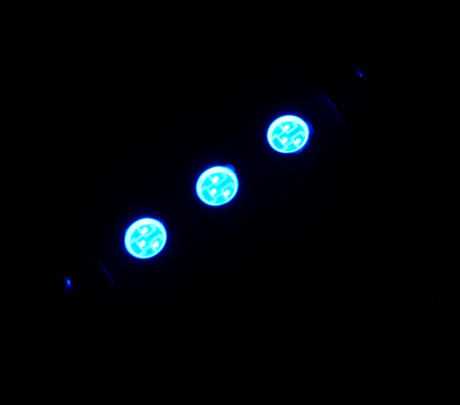 LEDTCL-42M-BS3 Trunk Cargo Light LED Light Bulbs Festoon 42mm, 3 SMD LED Blue 2-pc Set