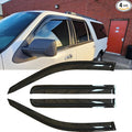 4pcs Original Shatterproof Outside Mount Style Sun Rain Guard Shields Side by Deebior